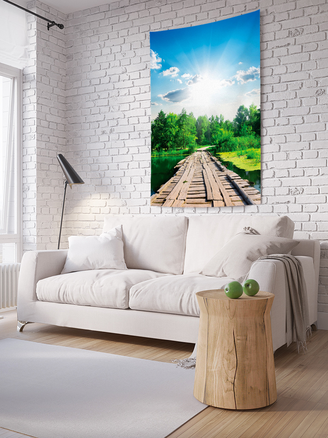 

Вертикальное фотопанно на стену JoyArty Солнечный путь 100x150 см, Солнечный путь