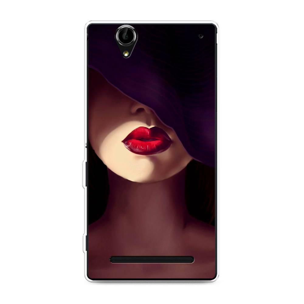 

Чехол Awog на Sony Xperia T2 Ultra "Красные губы", Разноцветный, 50950-7