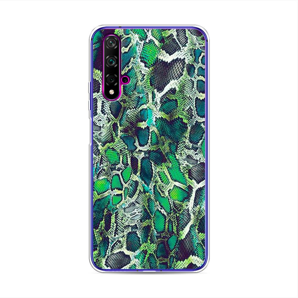 

Чехол Awog на Huawei Nova 5T "Зеленая кожа змеи", Разноцветный, 610550-3