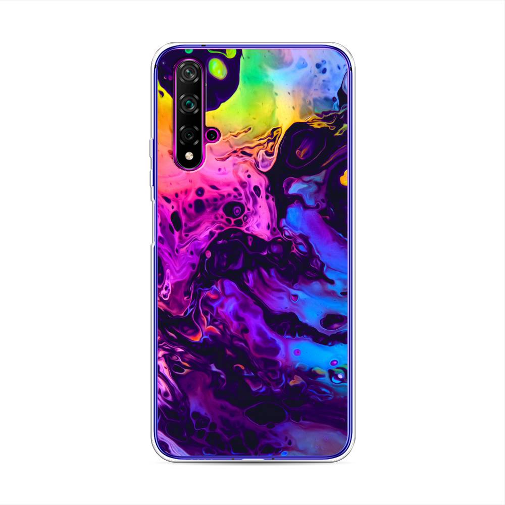 

Чехол Awog на Huawei Nova 5T "ACID fluid", Разноцветный, 610550-3