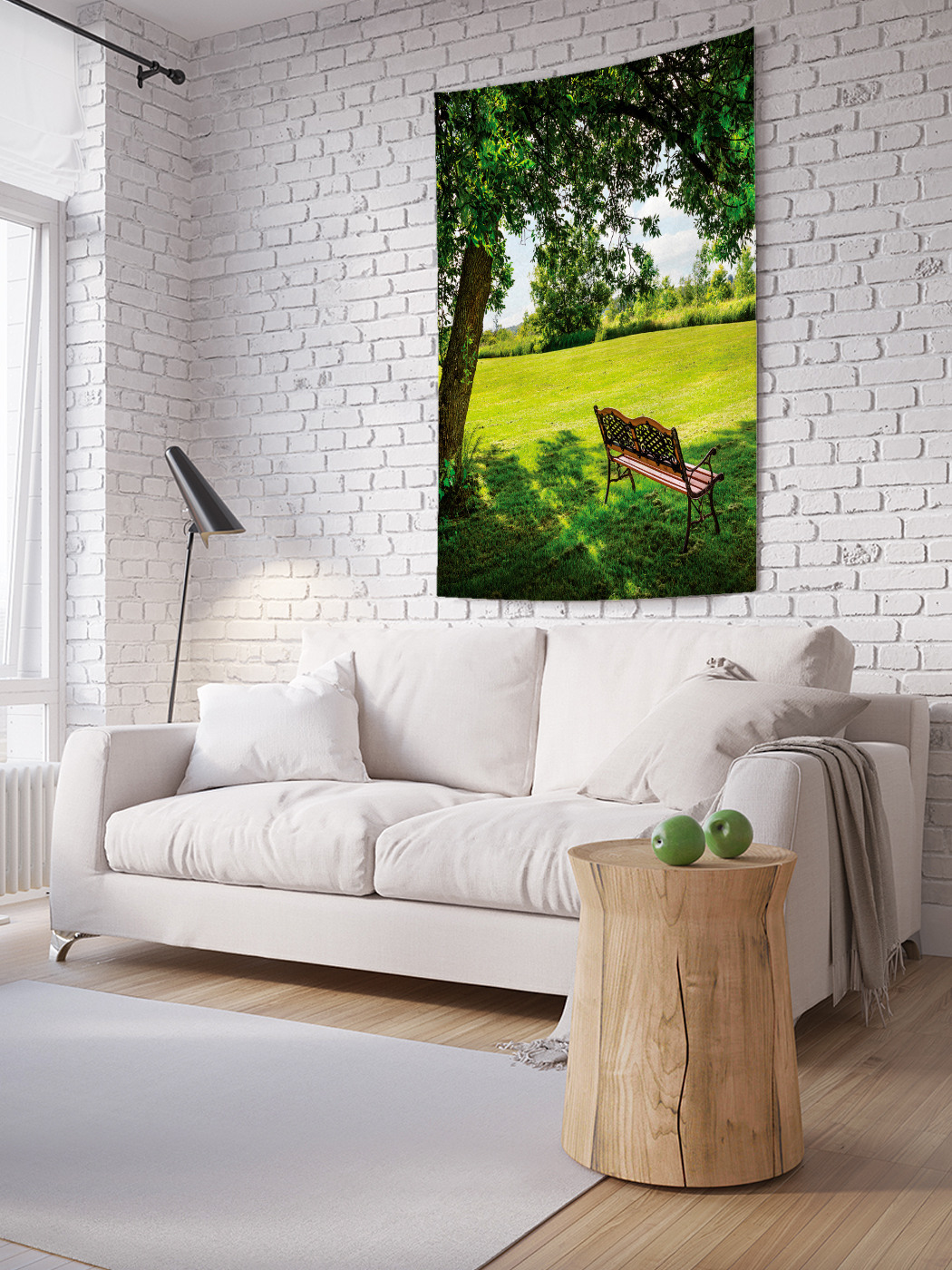 

Вертикальное фотопанно на стену JoyArty Уютное укрытие от солнца 100x150 см, Уютное укрытие от солнца