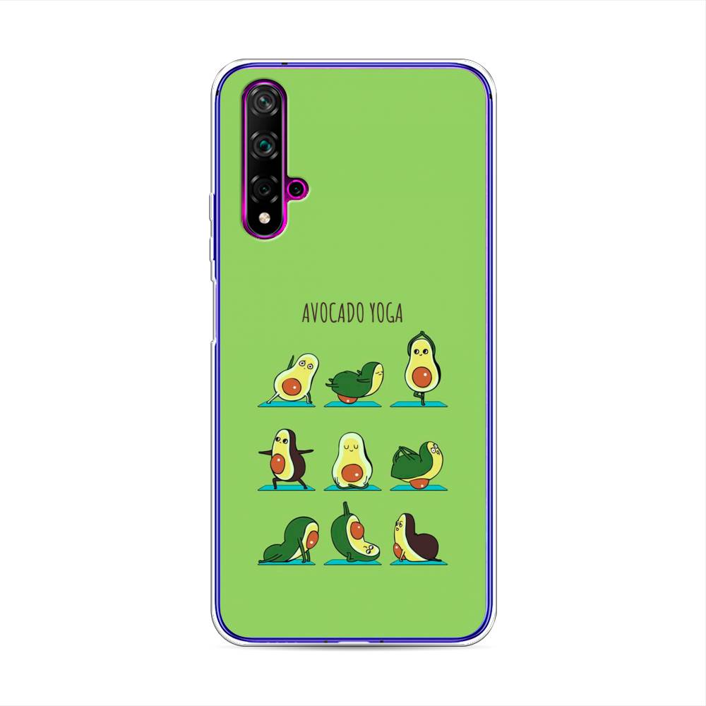 

Чехол Awog на Huawei Nova 5T "Авокадо йога", Разноцветный, 610550-10
