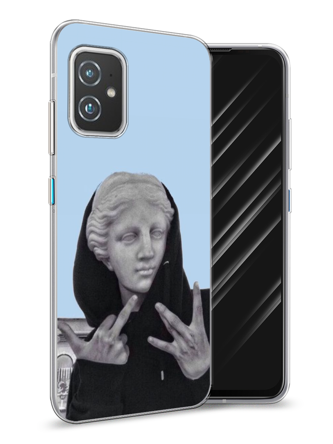

Чехол Awog на Asus ZenFone 8 "SWAG статуя", Голубой, 44450-9