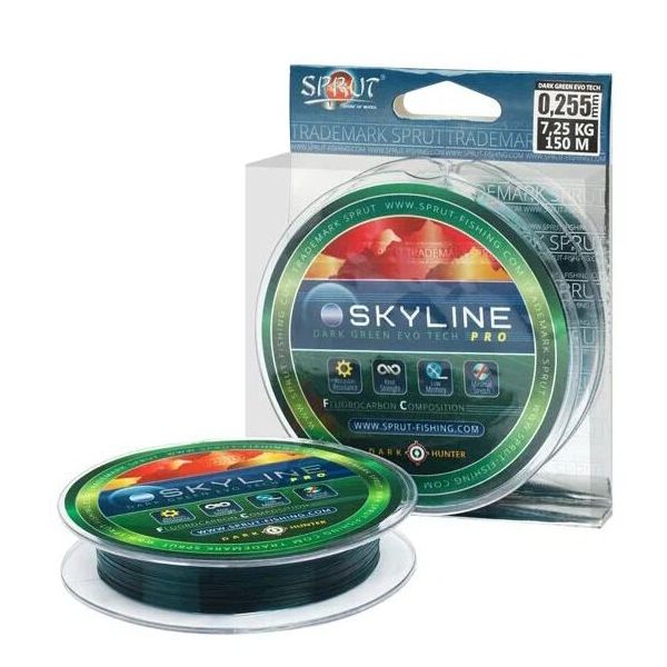 

Леска Летняя Sprut EvoTech PRO DarkGreen 0,335mm/150m, Зеленый, Skyline Ice Tech Pro