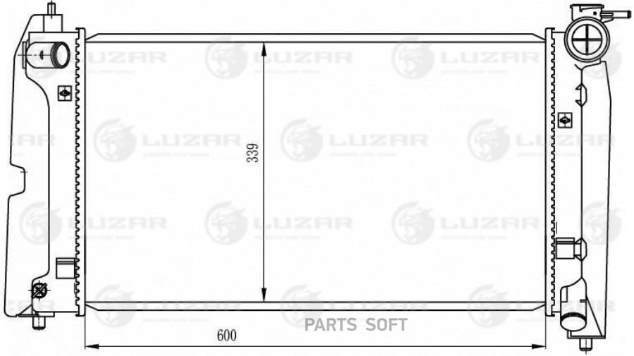 

Радиатор охлаждения Luzar LRc 3013