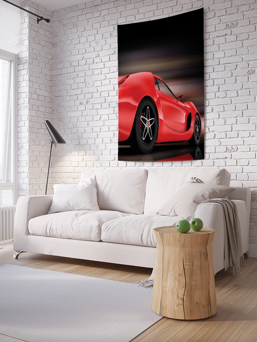 

Вертикальное фотопанно на стену JoyArty Авто в ночи 100x150 см, Авто в ночи