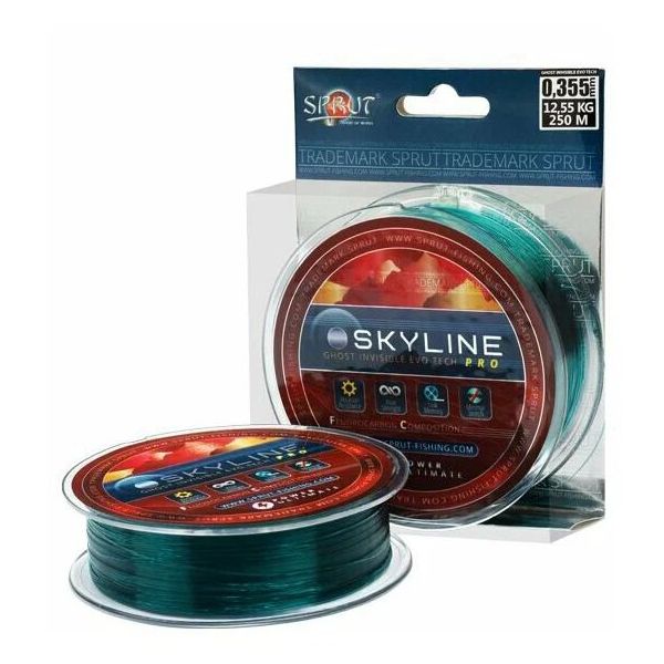 

Леска Летняя Sprut EvoTech PRO GhostInv 0,355mm/250m, Зеленый, Skyline Ice Tech Pro