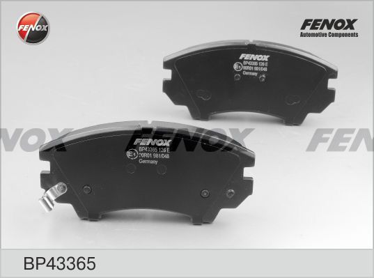 

Тормозные колодки FENOX дисковые BP43365