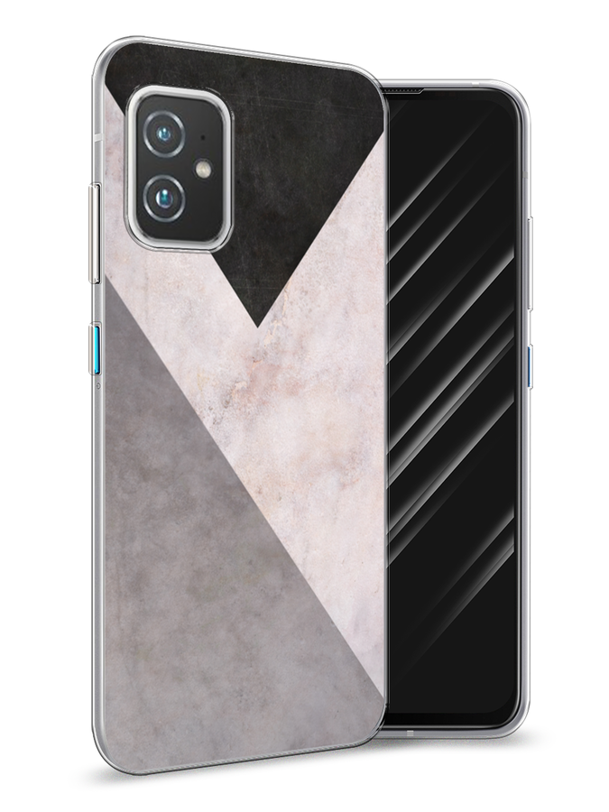 

Чехол Awog на Asus ZenFone 8 "Геометричный мрамор", Бежевый, 44450-3