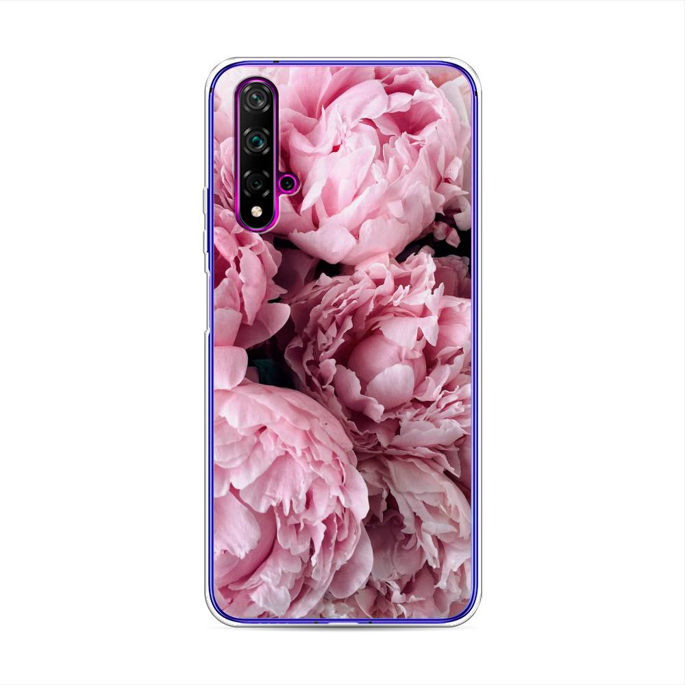 

Чехол Awog на Huawei Nova 5T "Нежные пионы", Разноцветный, 610550-8