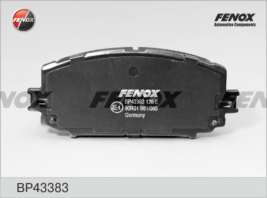 

Тормозные колодки FENOX дисковые BP43383