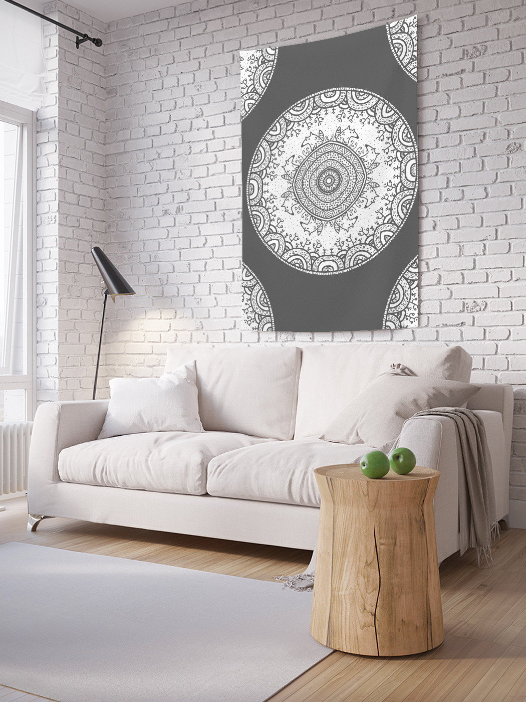 

Вертикальное фотопанно на стену JoyArty Ажурные круги 100x150 см, Ажурные круги