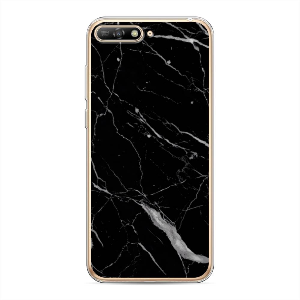 

Чехол Awog "Черный минерал" для Huawei Y6 2018, 67850-3