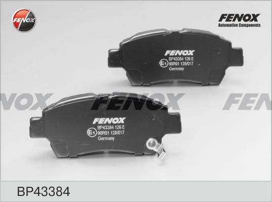 

Тормозные колодки FENOX дисковые BP43384
