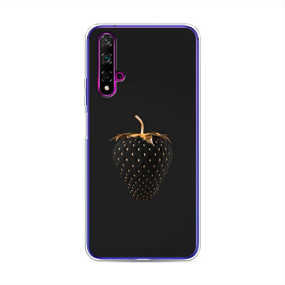 

Чехол Awog на Huawei Nova 5T "Черно-золотая клубника", Разноцветный, 610550-10