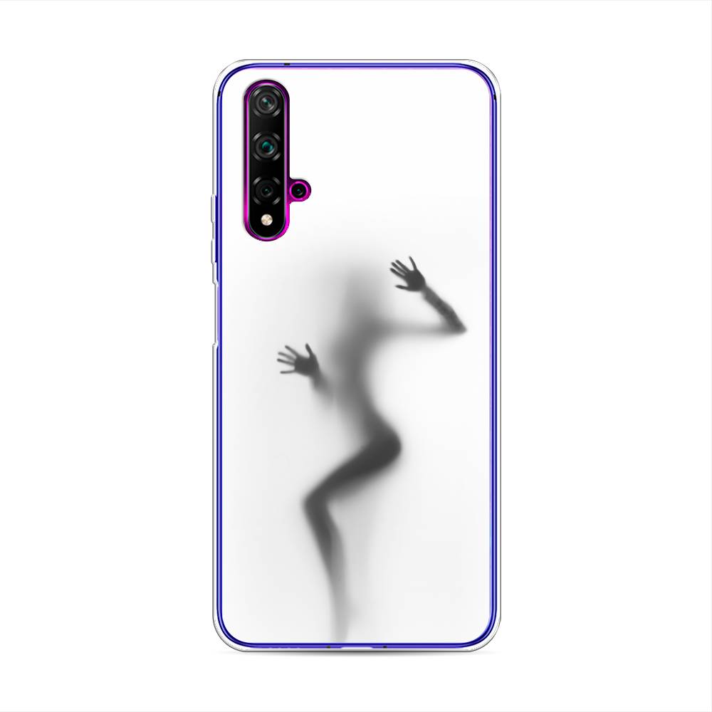 

Чехол Awog на Huawei Nova 5T "Девушка в душе", Разноцветный, 610550-7