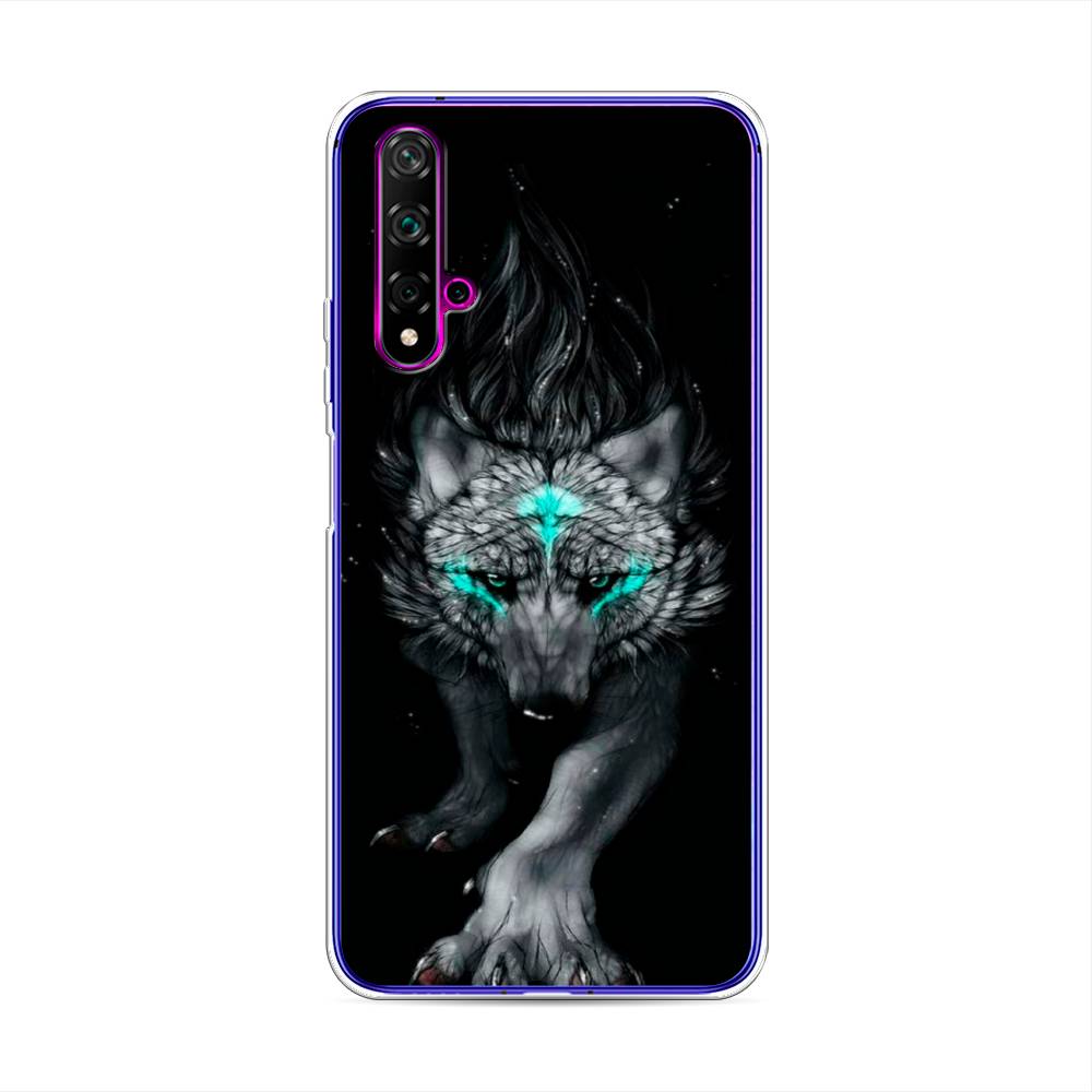 

Чехол Awog на Huawei Nova 5T "Волшебный волк", Разноцветный, 610550-2