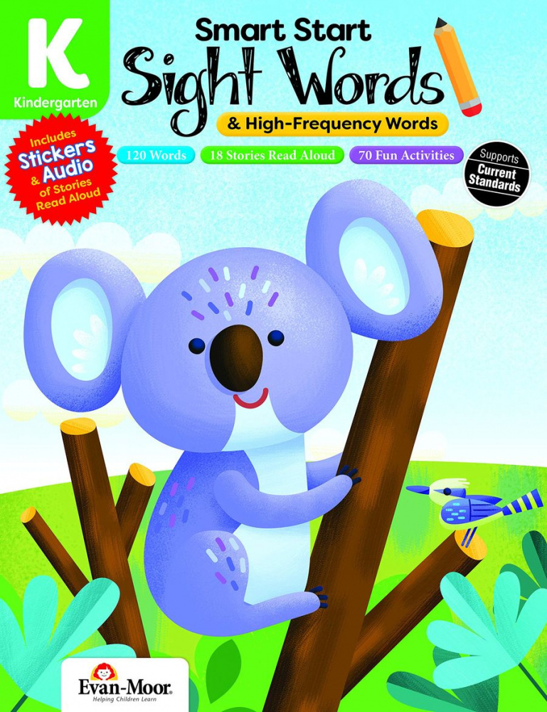 

Smart Start: Sight Words, Kindergarten Workbook