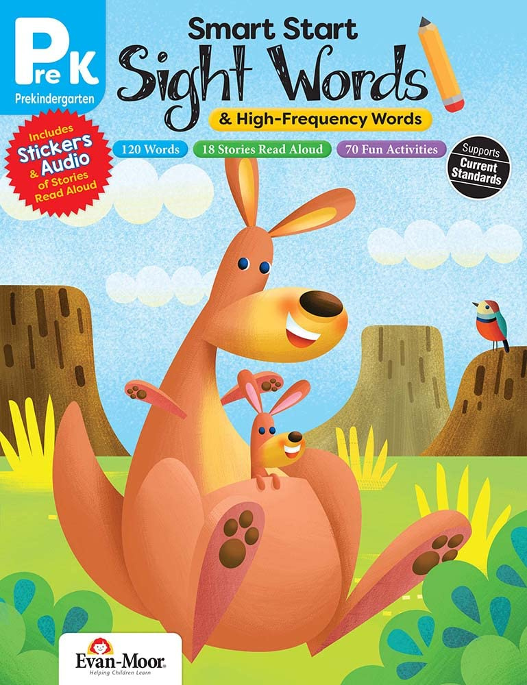 

Smart Start: Sight Words, Grade PreK Workbook