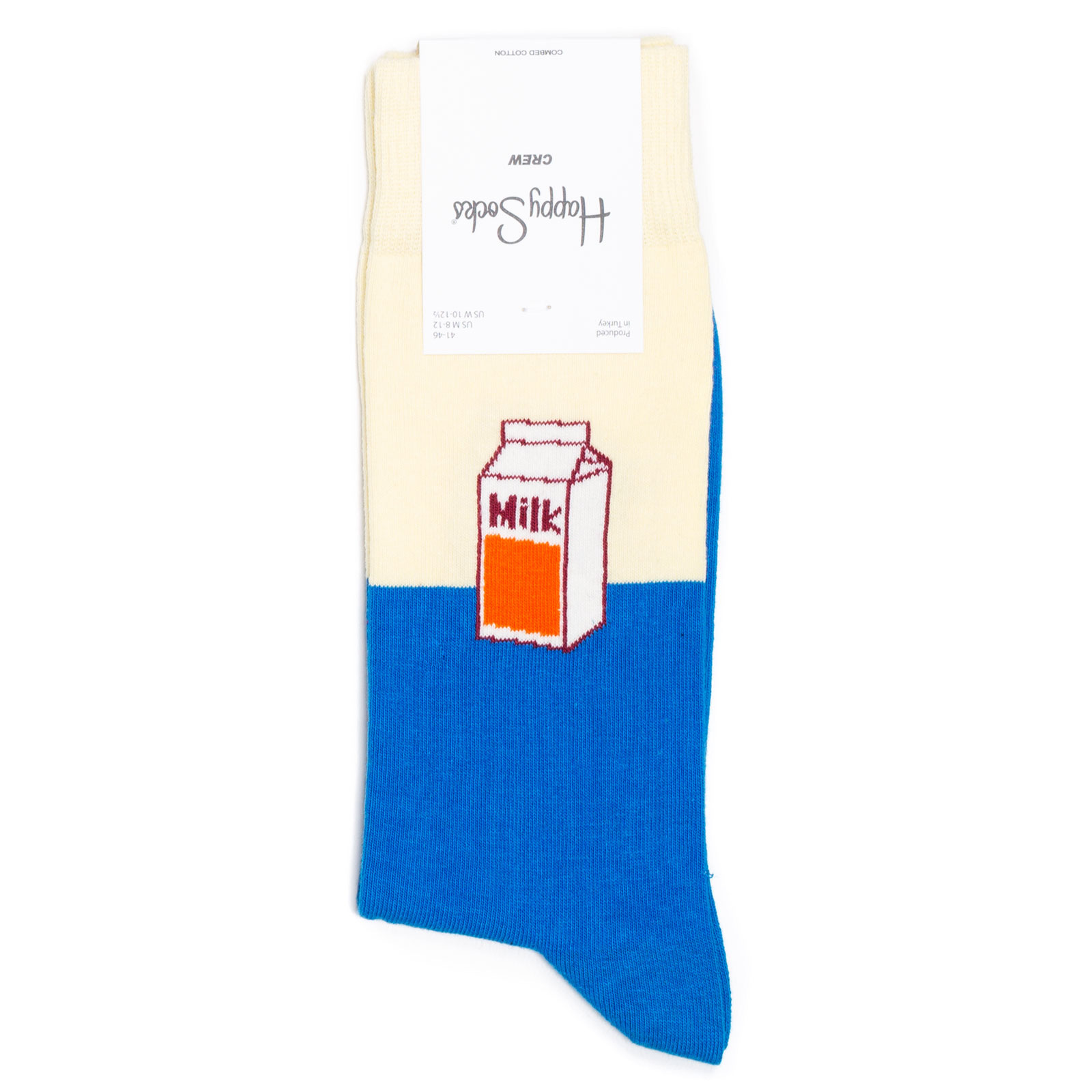 

Носки унисекс Happy Socks Milk разноцветные, Синий;бежевый;оранжевый, Milk