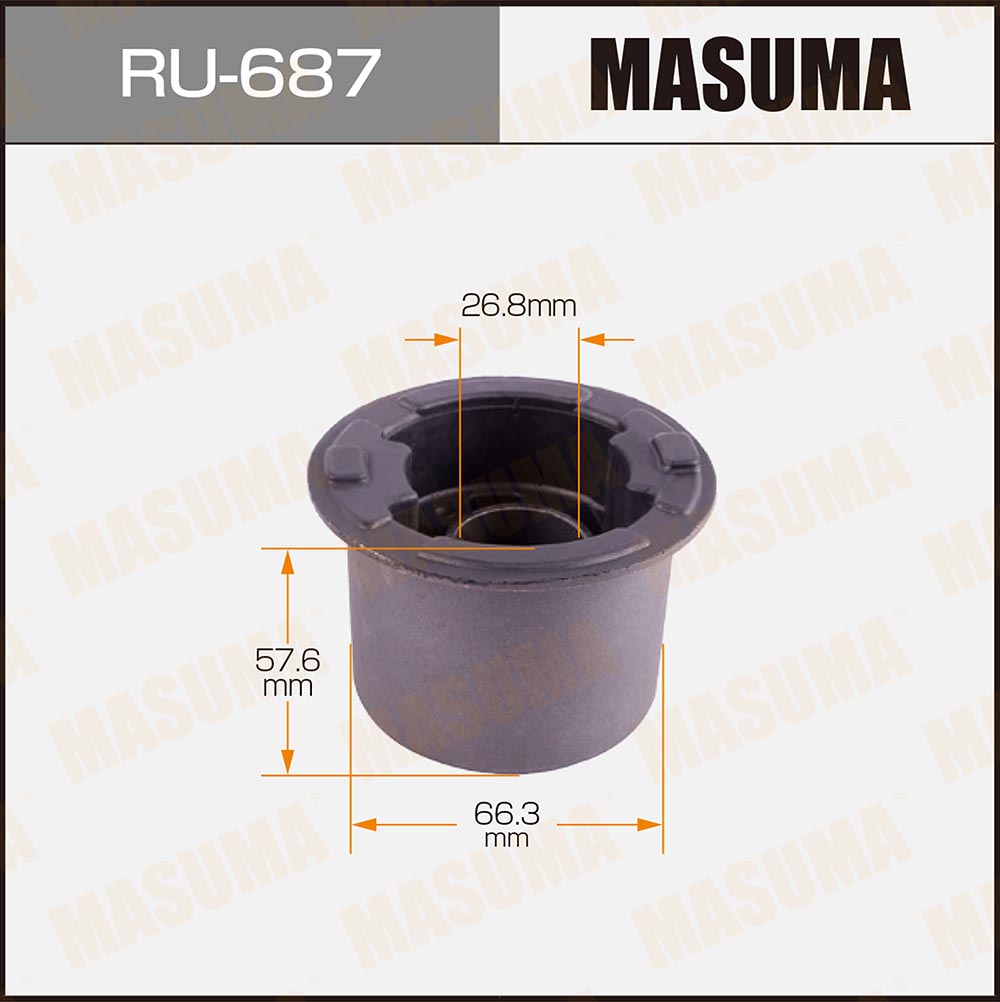 

MASUMA 'RU687 Сайлентблок пер. нижнего рычага задн. 1шт