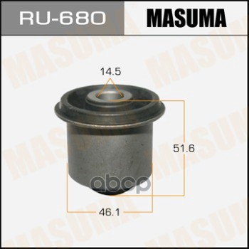 

Сайлентблок рычага MITSUBISHI L200/PAJERO перед. верх. MASUMA RU-680