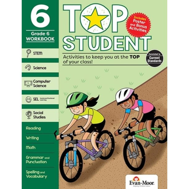 

Top Student, Grade 6 Workbook