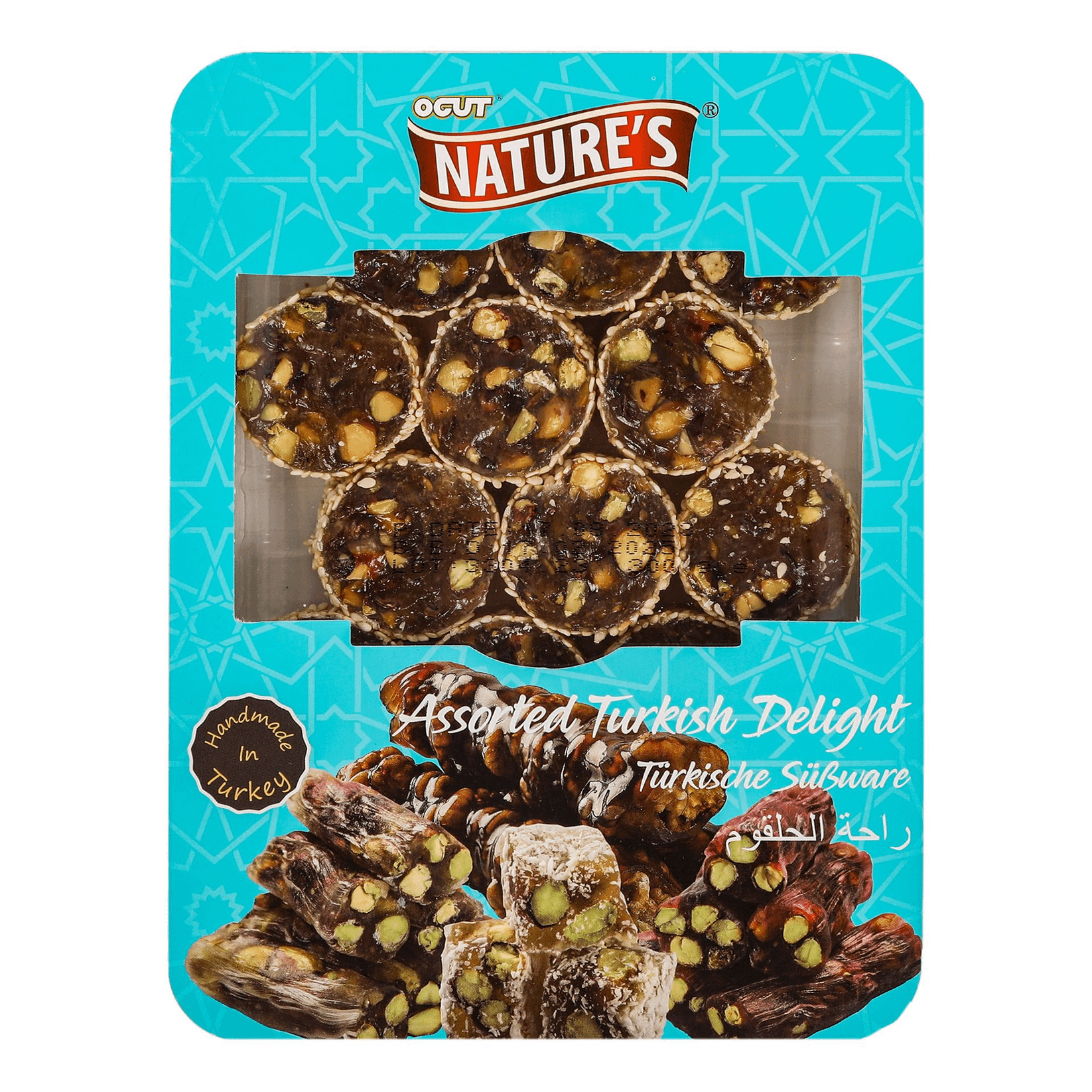 

Рахат-лукум Ogut с фисташками и кунжутом 300 г