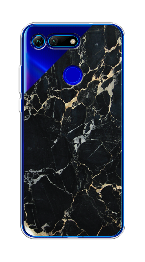 

Чехол Awog на Honor V20 (View 20) "Черный мрамор уголок", Черный;золотистый, 67350-3