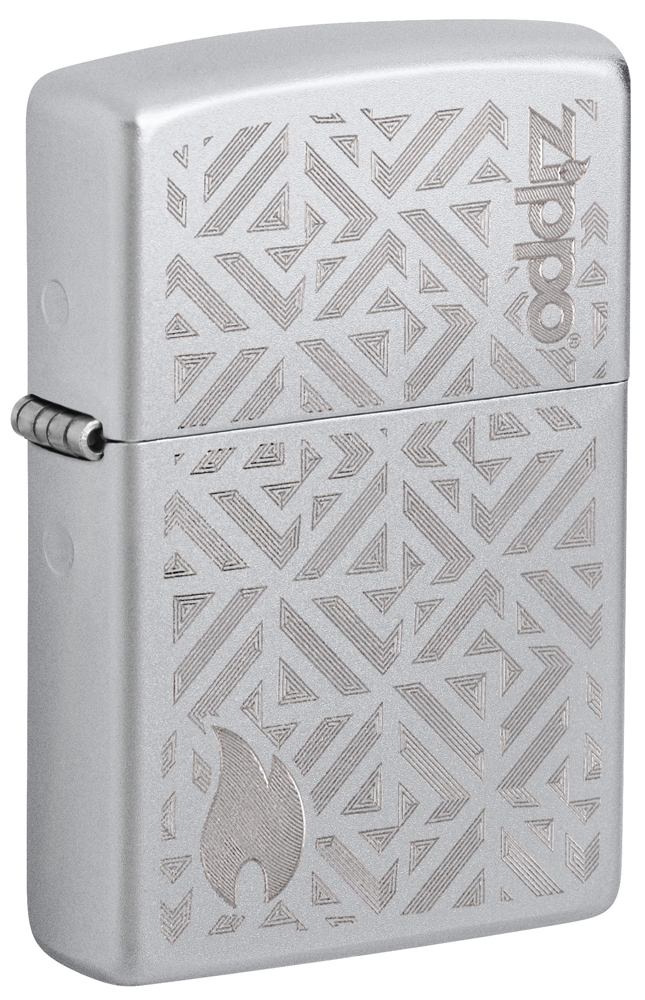 

Зажигалка ZIPPO 29912 покрытие Satin Chrome, серебристый, матовый, 29912