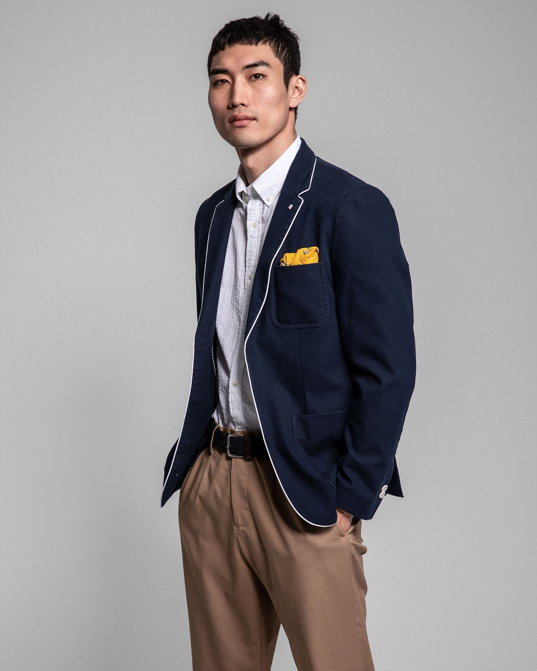 

Пиджак мужской GANT 7705105 синий 54 EU, 7705105
