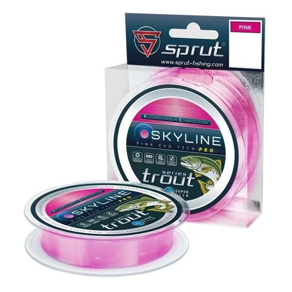 фото Леска летняя sprut evotech pro pink 0,305mm/100m