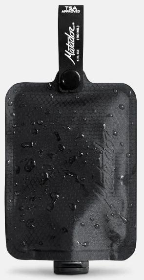 Флакон Matador 2022-23 Мягкий Flatpak Toiletry Bottle 90Ml Black накидка на переднее сиденье велюр размер 55 х 130 см коричневый широкое сиденье