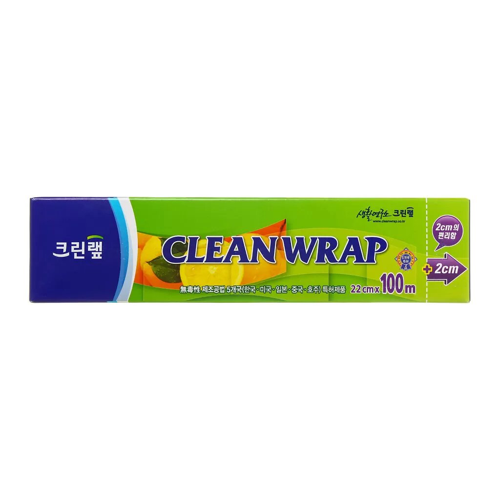 Clean Wrap Плотная пищевая пленка (с отрывным краем-зубцами), 22см х 100м 1шт