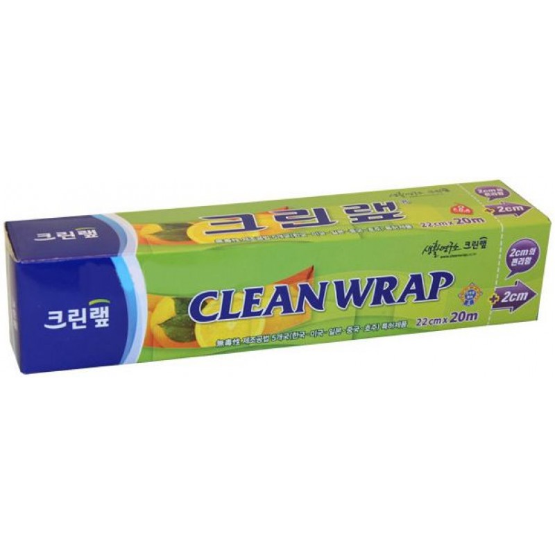 Clean Wrap Плотная пищевая пленка (с отрывным краем-зубцами), 22см х 20м 1шт