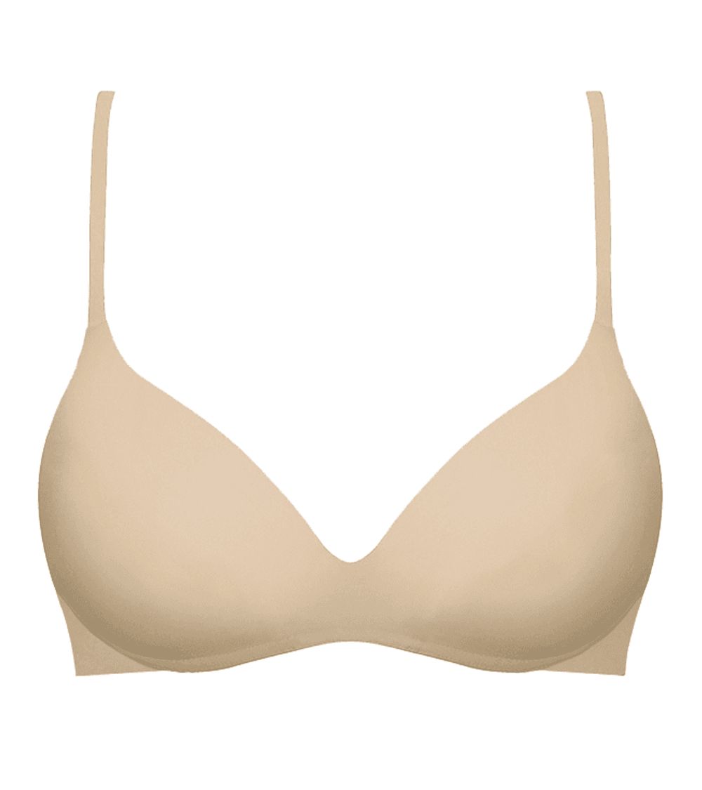 

Бескаркасный бюстгальтер T-Shirt Bra Wireless с пуш-ап 75E бежевый