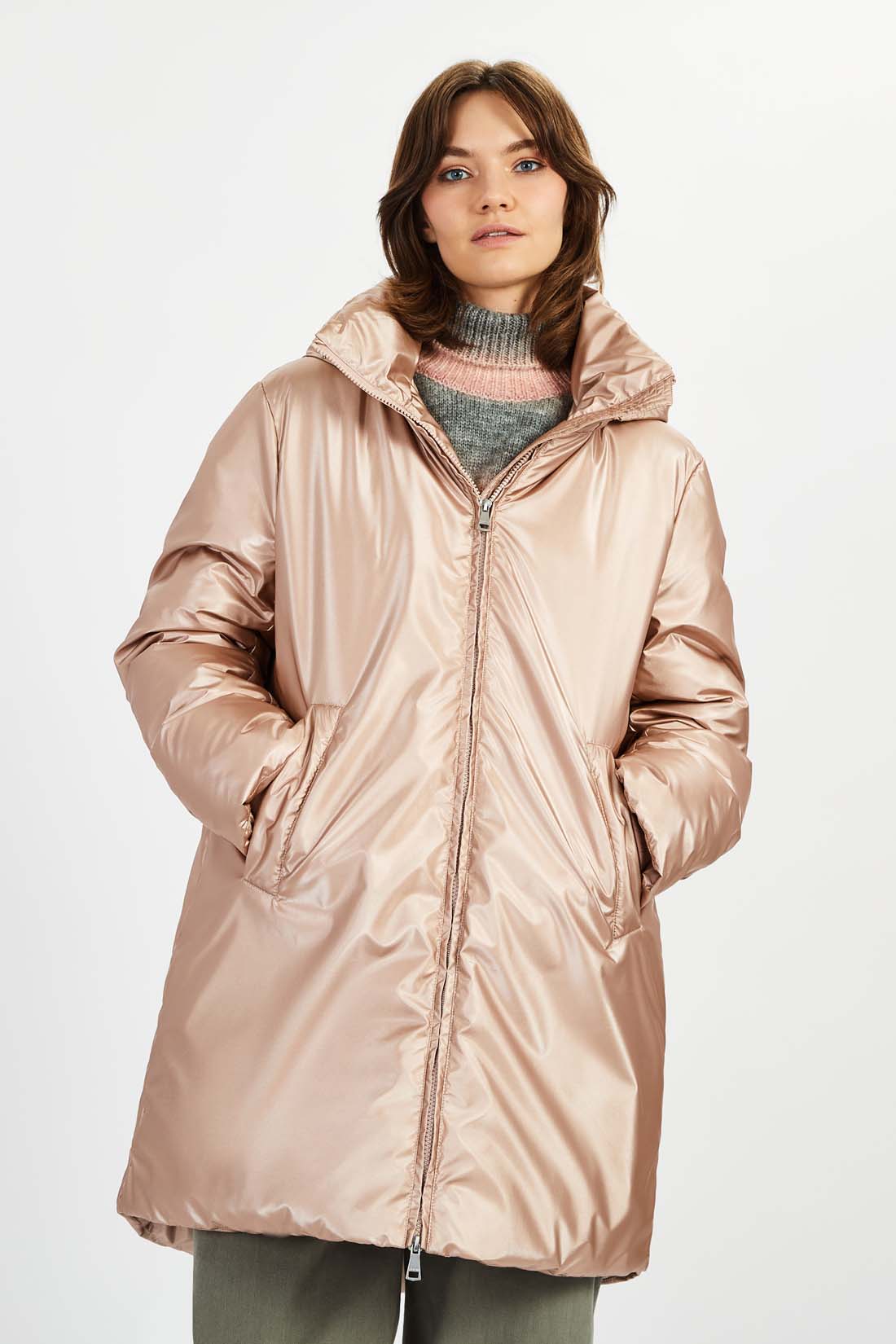 

Куртка женская Baon B0422503 золотистая S, Золотистый, B0422503