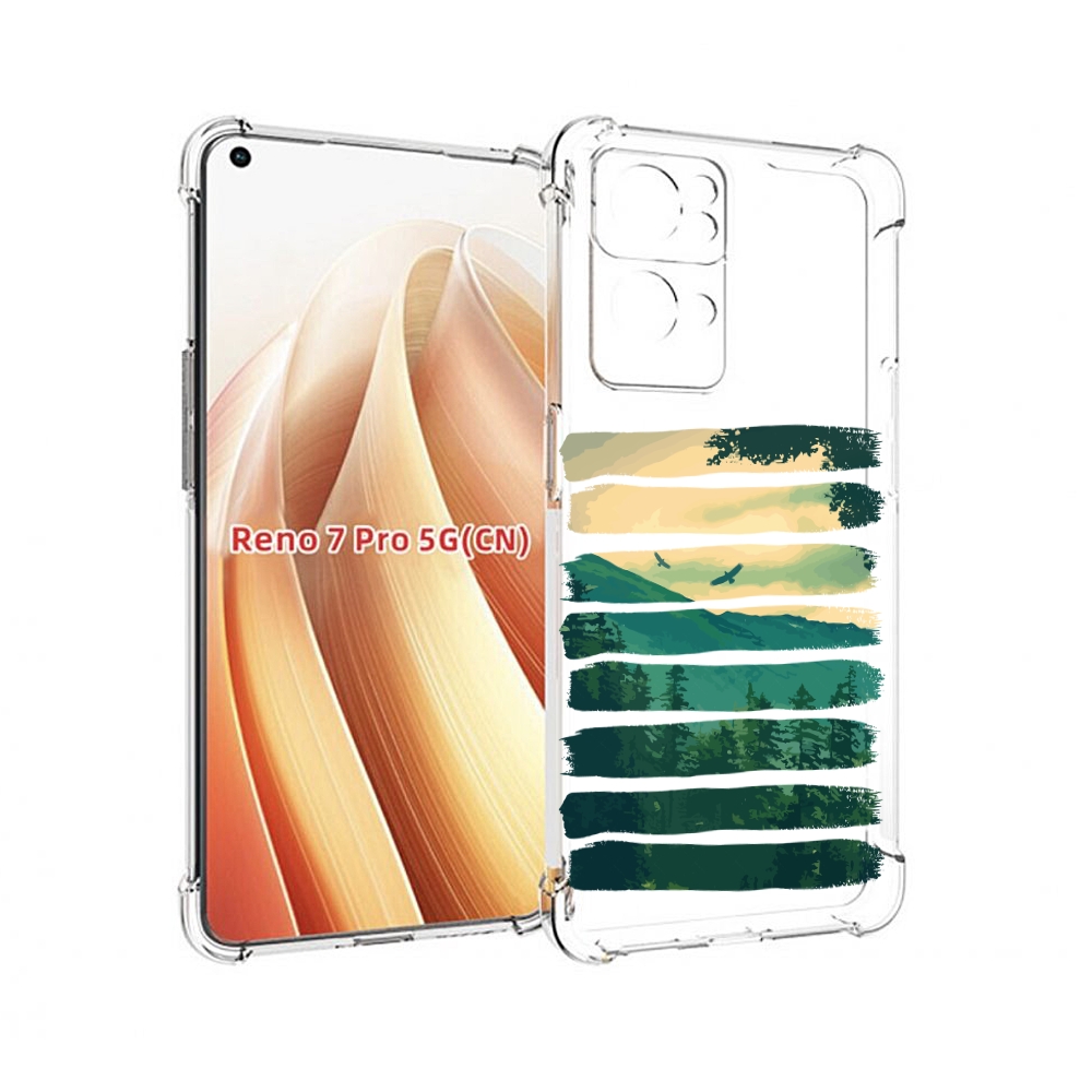 

Чехол MyPads Лесная чаща для OPPO Reno7 Pro 5G, Прозрачный, Tocco