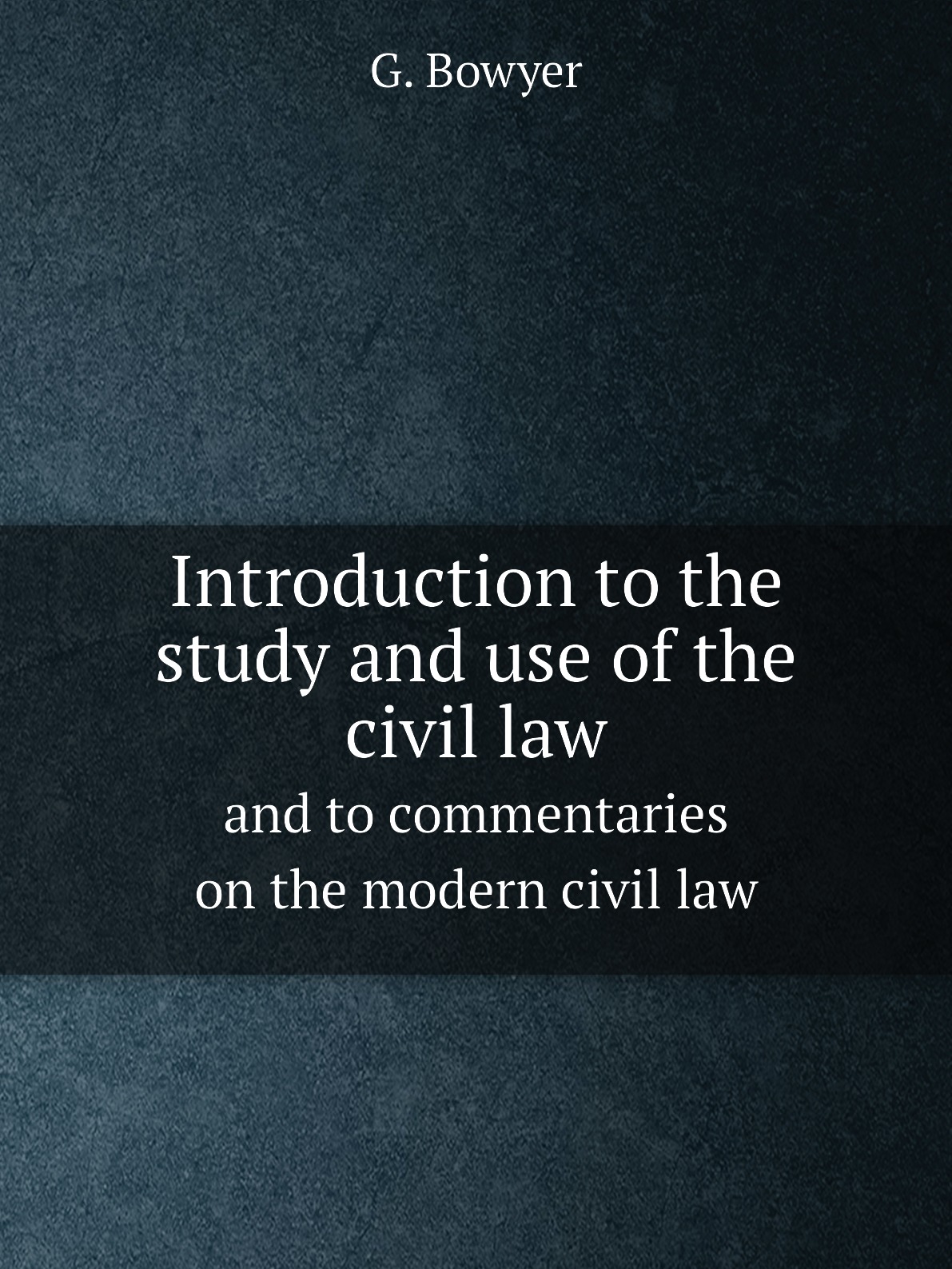 

Introduction to the study and use of the civil law