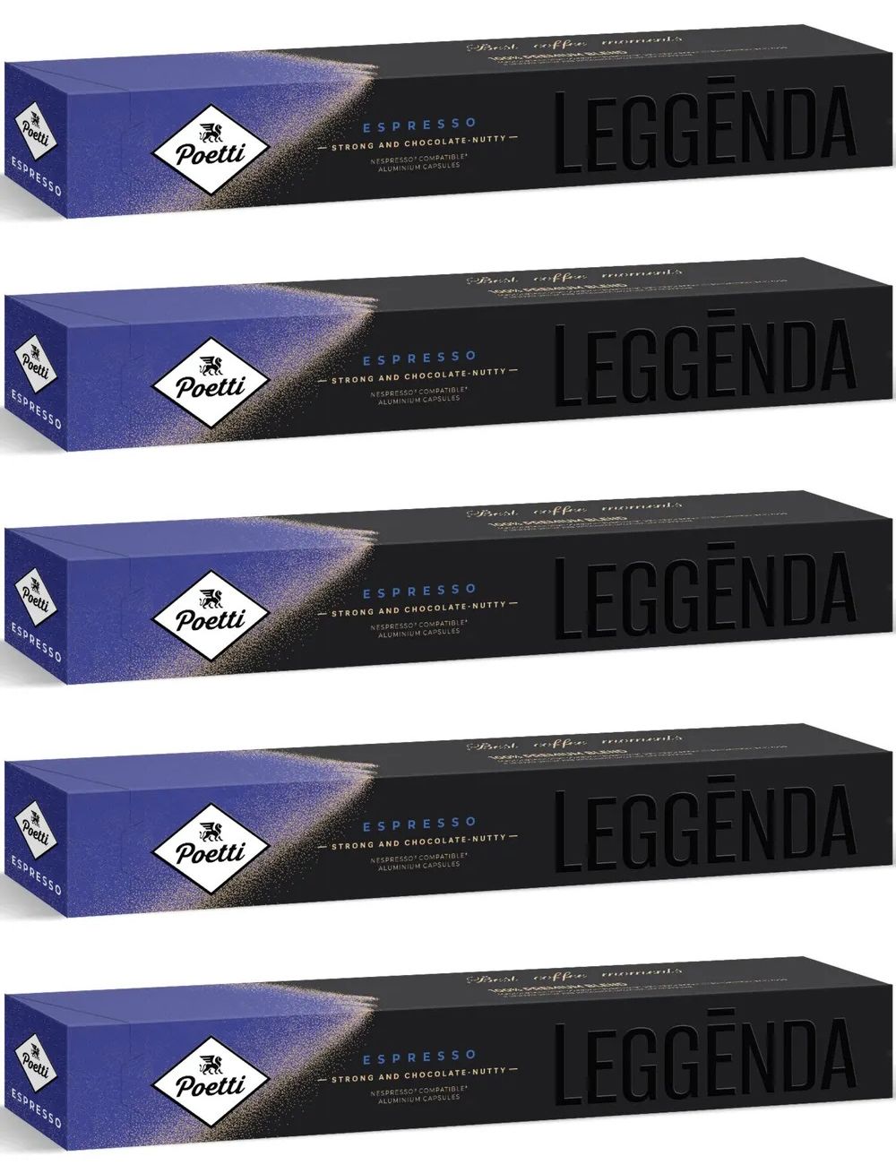 

Кофе в капсулах Poetti Leggenda Espresso, 50 капсул, poetti-espessokaps50