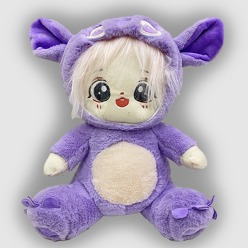 

Игрушка мягкая аниме, черный, фиолетовый, 30 см, Аниме