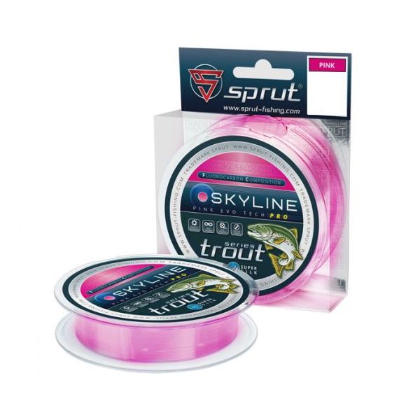 

Леска Летняя Sprut EvoTech PRO Pink 0,405mm/100m, Розовый, Skyline Ice Tech Pro
