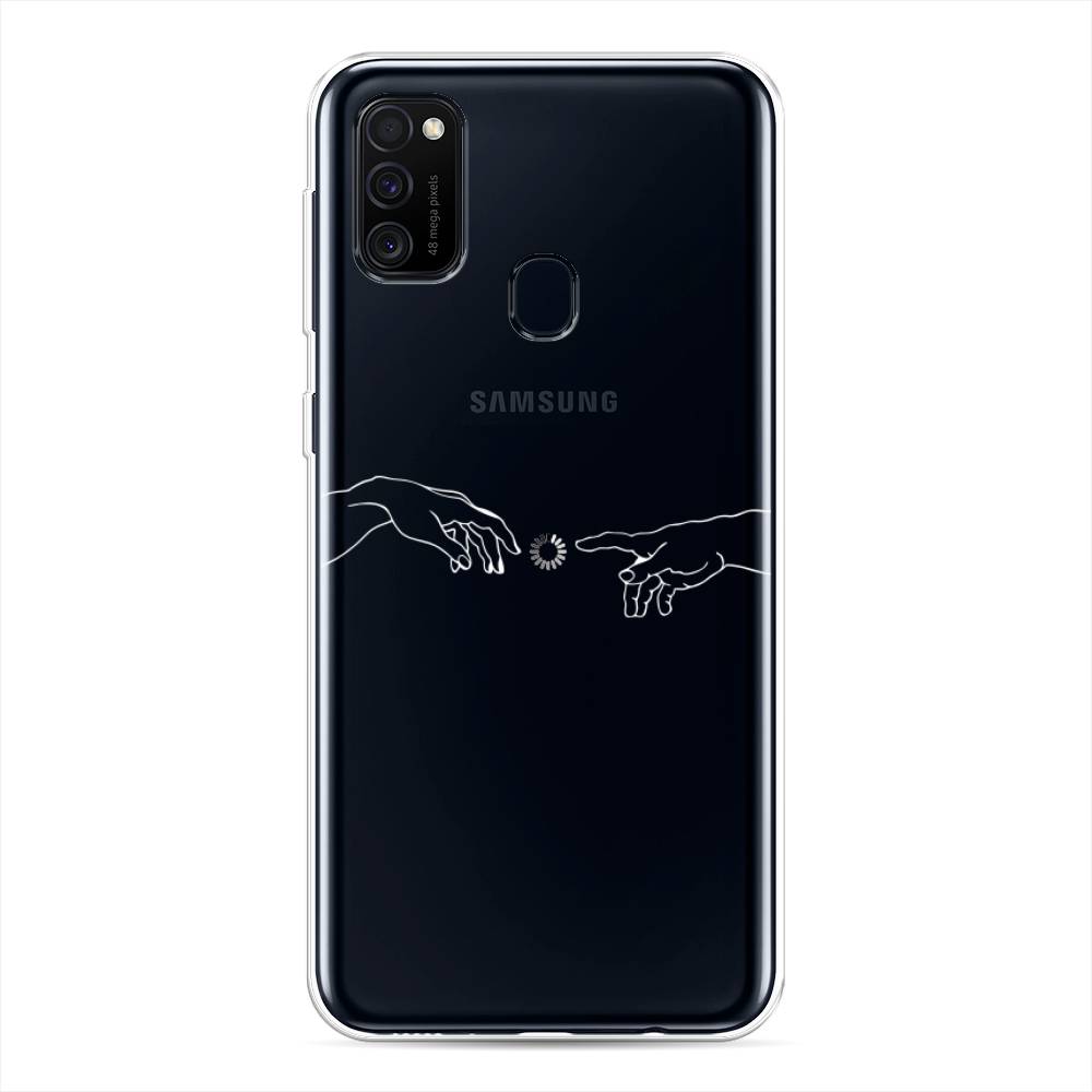 фото Силиконовый чехол "загрузка творения" на samsung galaxy m30s awog