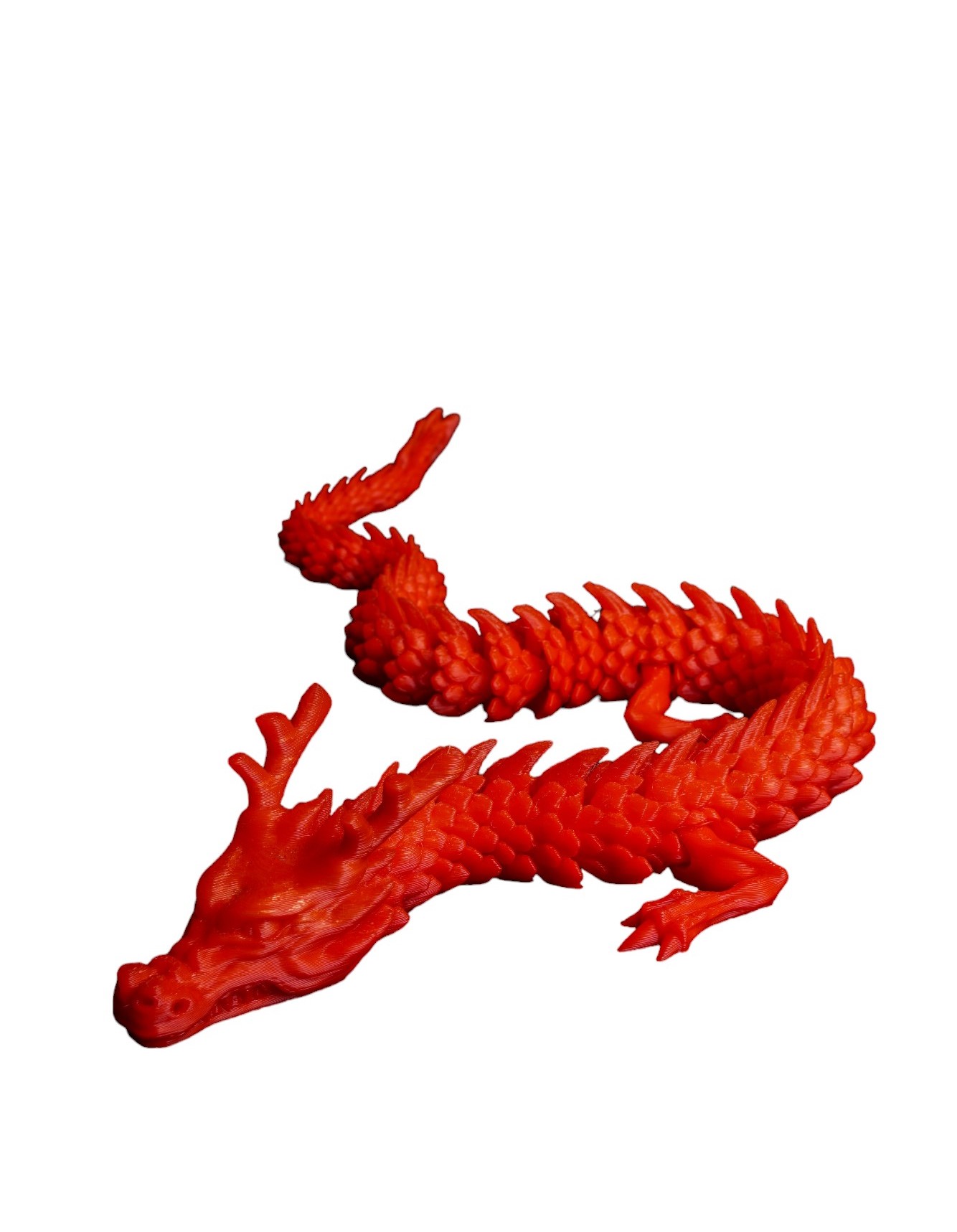 

Прочие антистрессы Print Lab Дракон подвижный 3D, красный, 45 см