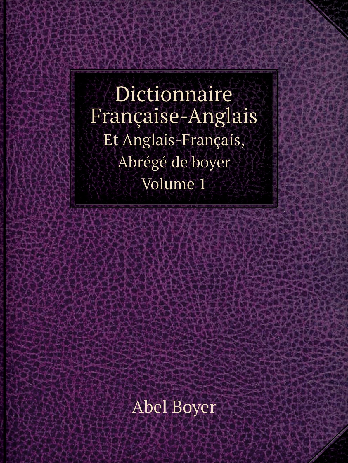 

Dictionnaire Francaise-Anglais