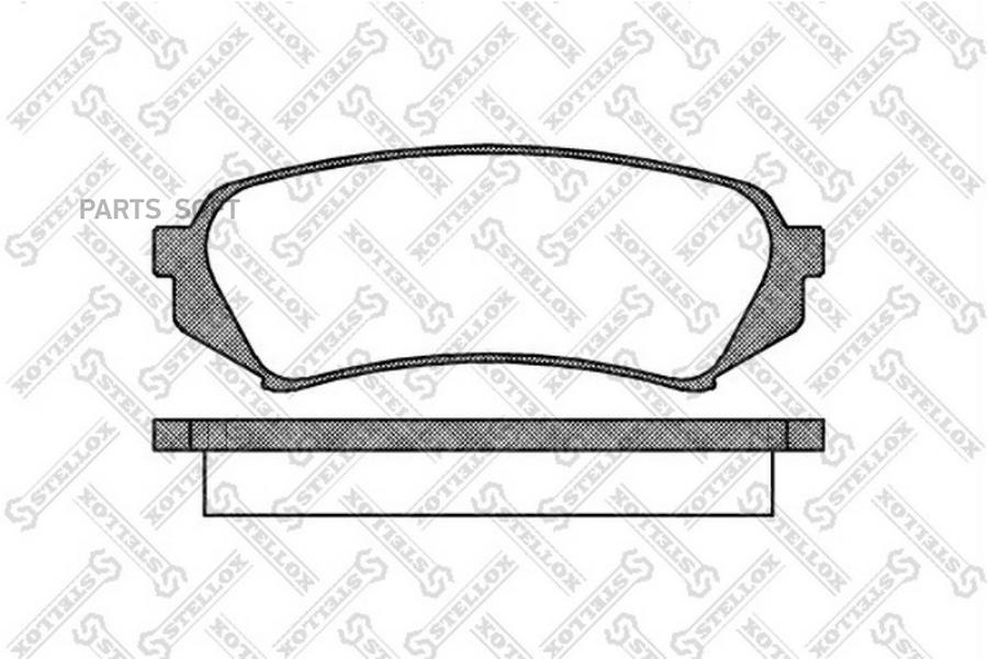 Тормозные колодки Stellox 717000BSX