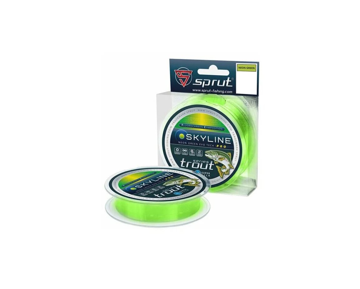 

Леска Летняя Sprut EvoTech PRO Neon Green 0,205mm/100m, Зеленый, Skyline Ice Tech Pro