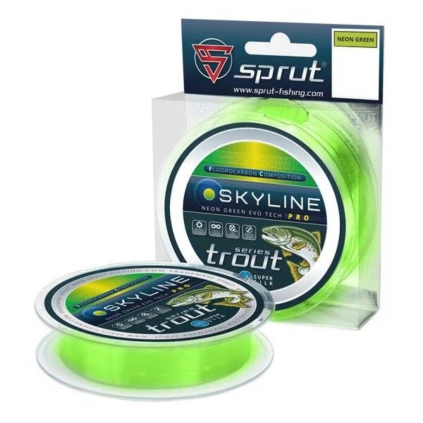 

Леска Летняя Sprut EvoTech PRO Neon Green 0,235mm/100m, Зеленый, Skyline Ice Tech Pro