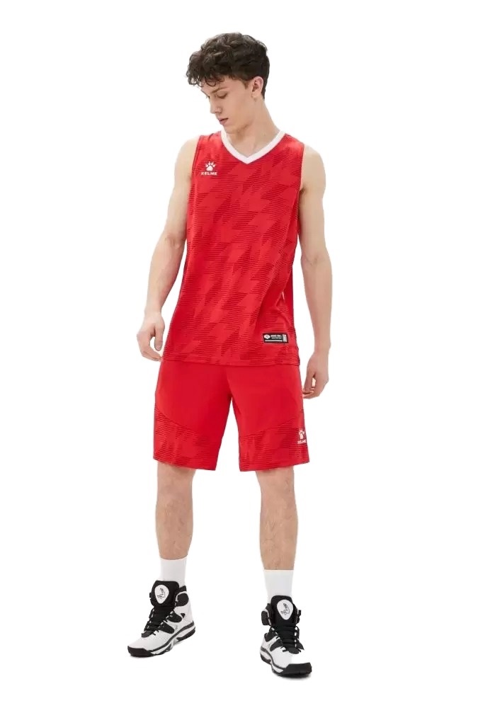 

Форма баскетбольная KELME 3591052-600-L, размер L, Красный;белый, 3591052-600