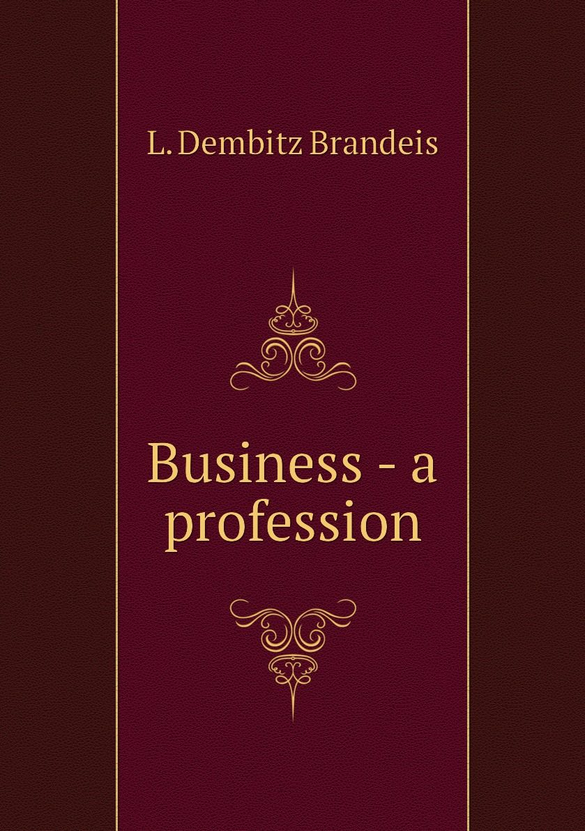 

Business - a profession